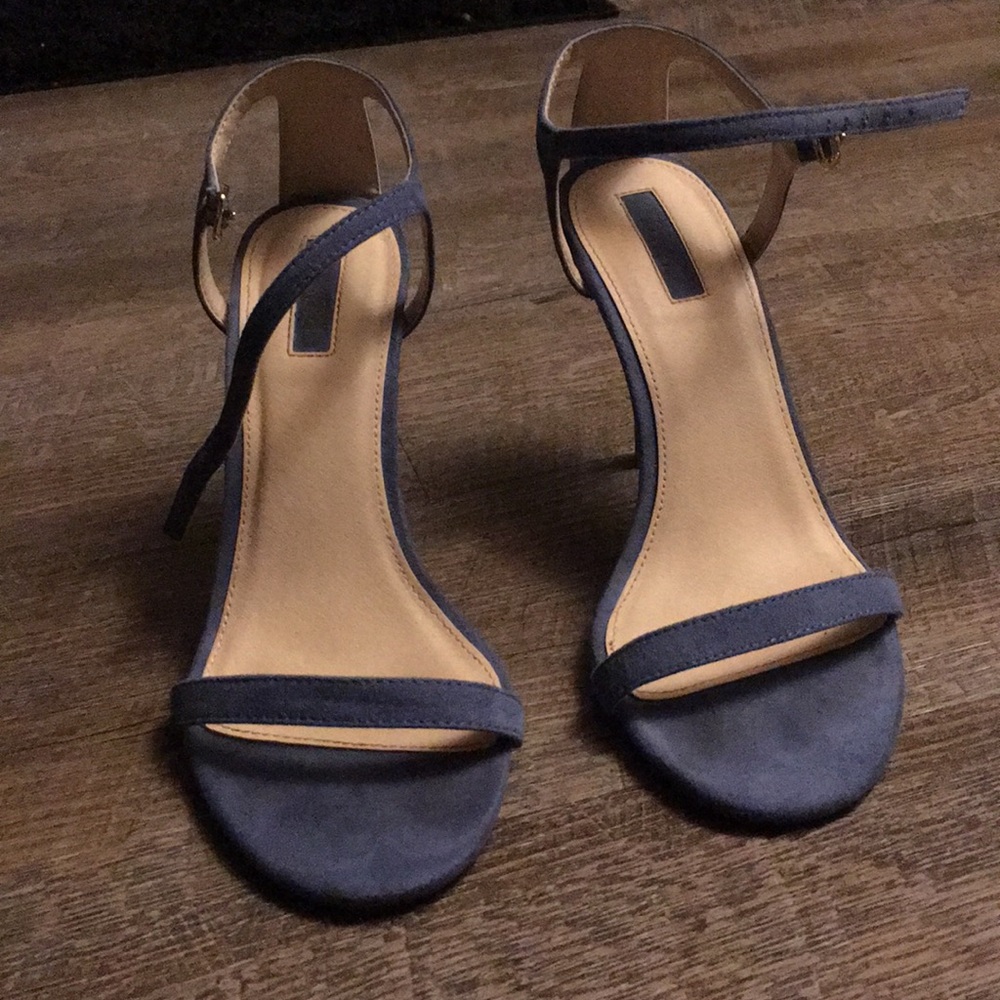 Blue Suede Heels